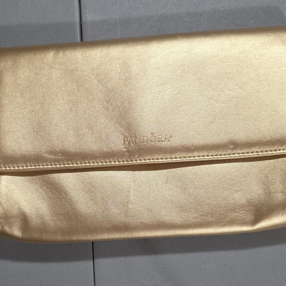Pandora Gold Clutch Bag